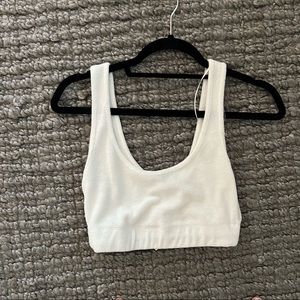 Zara Terry Cloth Crop Top